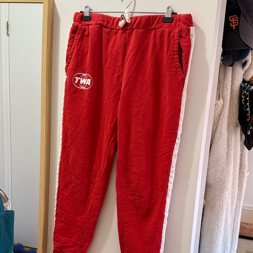 Women's TWA Hotel Red Track Pants